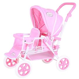 KOLICA BIG TWIN PRINCESS WHITE ROSE 166389