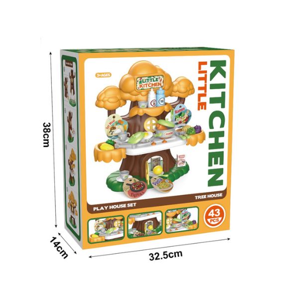 KUCICA SA KUHINJOM NA DRVETU  43 PCS 87/71439 - Слика 2