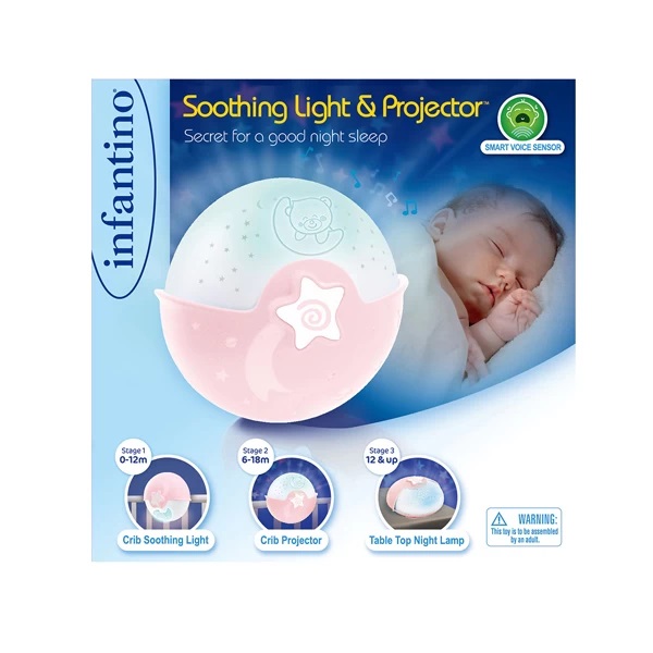 LAMPA INFANTINO NOĆNA PINK 22115087