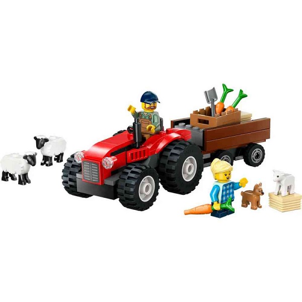 LEGO CITY RED FARM TRACTOR WITH LE60461 - Слика 2