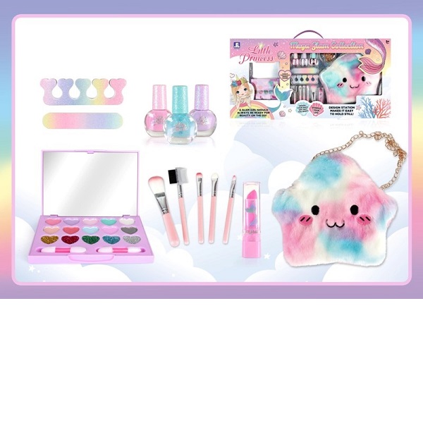 ŠMINKA, TAŠNA PLIŠ ZVEZDA, LAKIĆI 121468