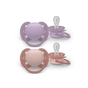 VARALICA AVENT SOFT 6-18M LILA/NUDE 2KOM. 1300