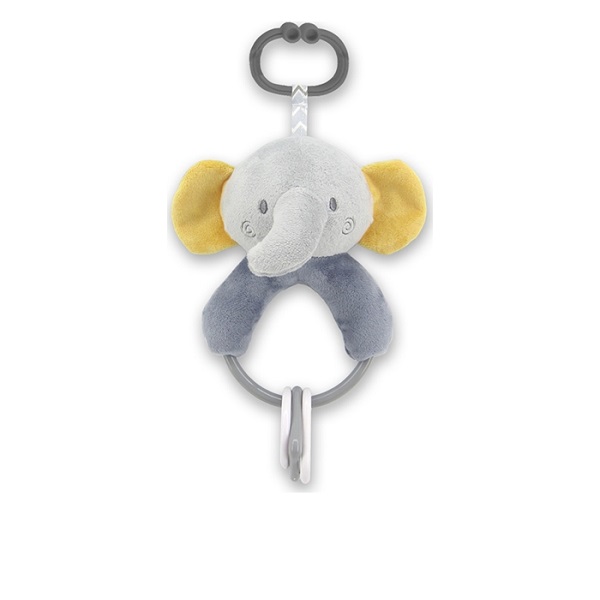 PLIŠANA IGRAČKA ZVEČKA ELEPHANT GREY 400010