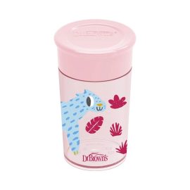 ŠOLJA 360 STEPENI NO SPILL OD 300ML-ROZE TC01093